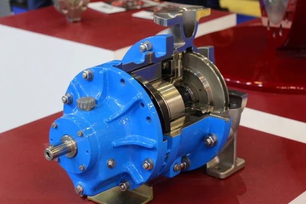Centrifugal Pump with Magnet Drive. The pump is shown in section.