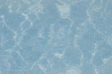 Güneş yansıması ile havuz suyu Dalgalanması.