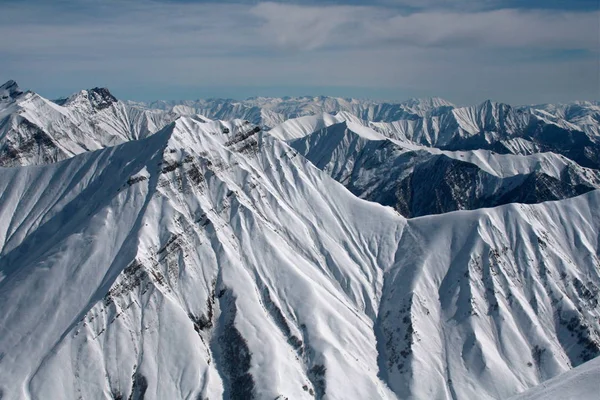 Gudauri Ski Resort Greater Caucasus Mountain Range Georgia — Stock Photo, Image