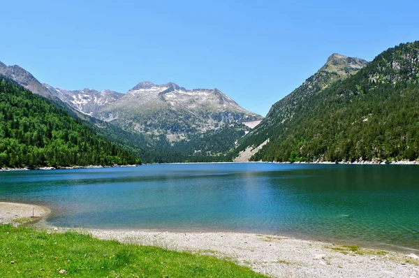 Pohled Jezero Oredon Pic Nouvielle Francie — Stock fotografie