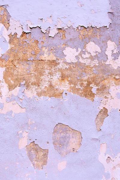 Pionowe Zdjęcie Ściany Starą Różową Pastelową Farbą Kontekst Grungiczny — Zdjęcie stockowe
