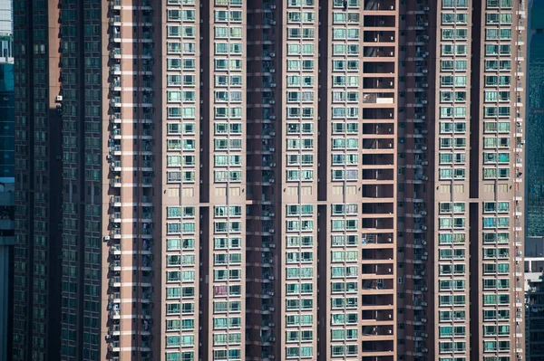 Αστικό Τοπίο Της Πολυώροφα Κτίρια Και Ουρανοξύστες Της Συνοικίας Luohu — Φωτογραφία Αρχείου