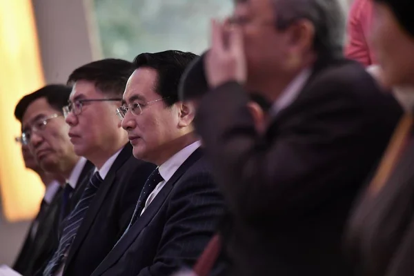 Тан Tianxing Заступник Голови Єднаного Фронту Роботи Департаменту Центрального Комітету — стокове фото
