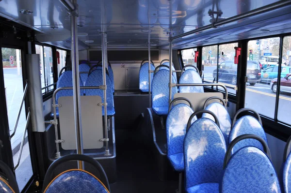 Vista Interior Ônibus Turismo Dois Andares Inteligência Artificial Desenvolvido Pela — Fotografia de Stock