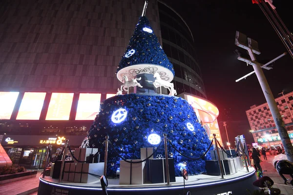 Uma Árvore Natal Custando 500 000 Yuans 503 Que Feita — Fotografia de Stock