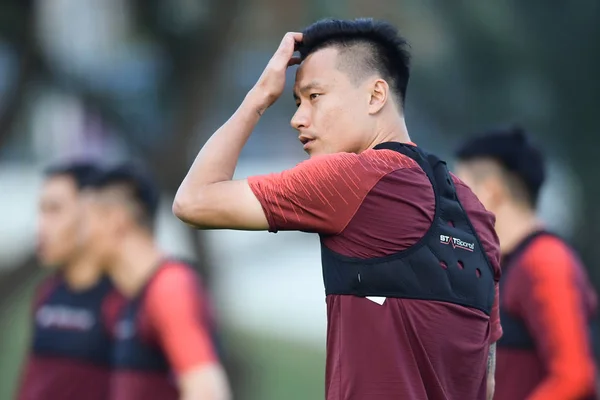 Gao Lin Dari Tim Nasional Sepak Bola Pria Tiongkok Mengambil — Stok Foto