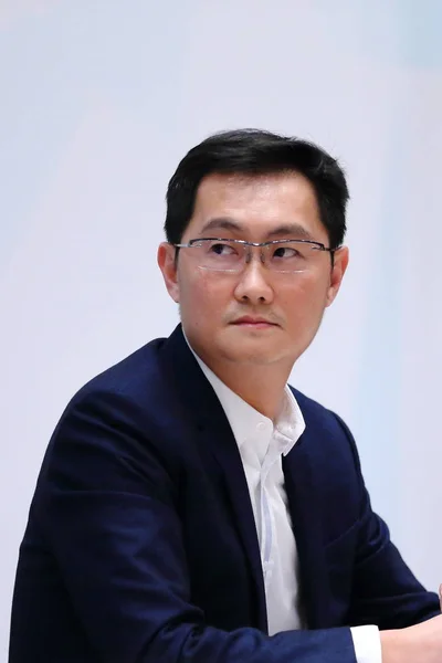 Pony Huateng Presidente Ceo Tencent Holdings Ltd Asiste Una Conferencia —  Fotos de Stock