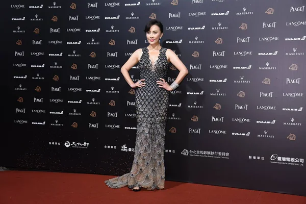 Hongkong Skådespelerskan Carina Lau Anländer Röda Mattan För Gyllene Häst — Stockfoto