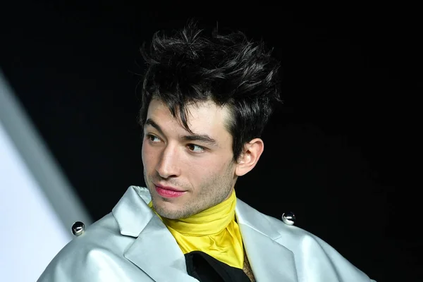 American Actor Singer Ezra Miller Attends Fan Meeting Event Movie — Stock Photo, Image