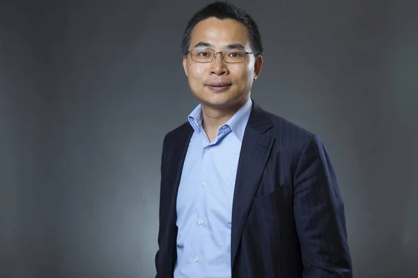 Zhang Lei Director Ejecutivo Envision Energy Limited Posa Una Entrevista —  Fotos de Stock