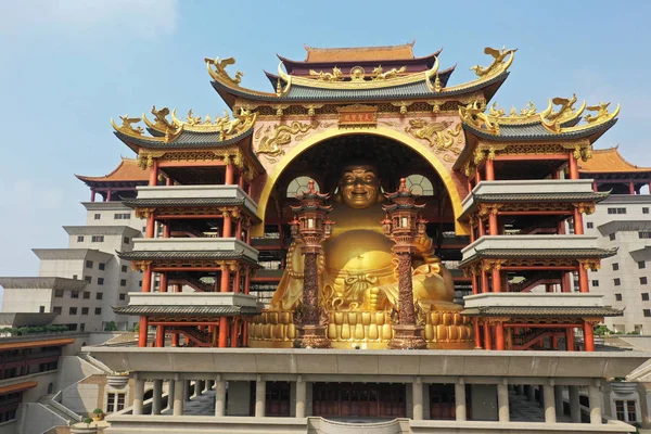 Uma Vista Yun Tian Gong Conhecido Como Palácio Potala Guangxi — Fotografia de Stock