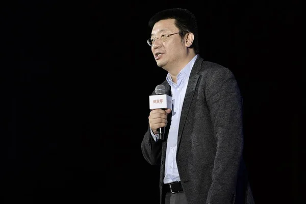 Nanchun ジェイソン Ceo フォーカス メディアを保持している会社の創設者としても知られている出席する中国の未来のリーダー サミットと 2018 起業家中国年次会議北京 2018 — ストック写真