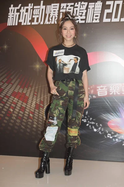 Hong Kong Zangeres Gloria Tang Tsz Kei Beter Bekend Onder — Stockfoto