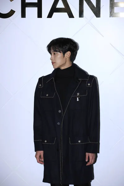 South Korean Actor Woo Hwan Attends Promotional Event Chanel Seoul — Stock Photo, Image