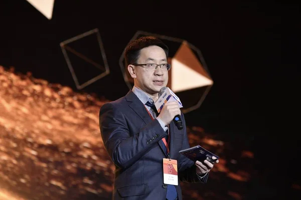 Feng Dagang Prezes 36Kr Media Współzałożyciel Cbnweekly Mówi Podczas Wise — Zdjęcie stockowe