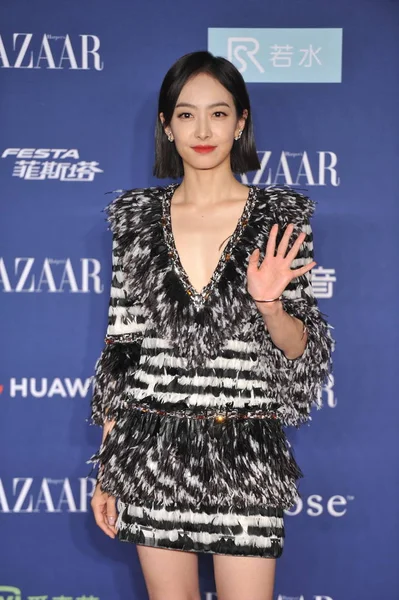 Chinese Actress Victoria Song Song Qian Arrives Red Carpet 2018 — Stock Photo, Image