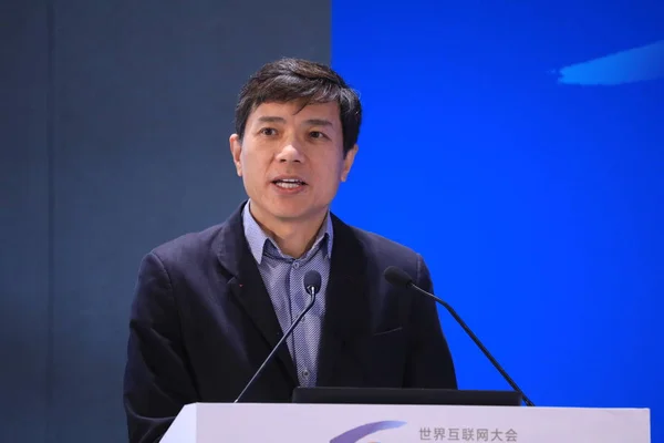 Robin Yanhong Předseda Představenstva Generální Ředitel Baidu Inc Navštěvuje Sub — Stock fotografie