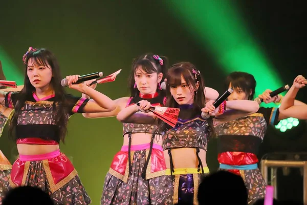 Sayaka Yamamoto Second Right Other Members Japanese Idol Group Nmb48 — Stock Photo, Image