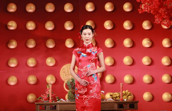 중국어 드레스 Yanxi 궁전의 이야기 Wenhua 중국의 2018에서에서 — 스톡 사진