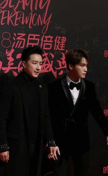 Singer Actor Kim Jae Joong Right Also Known Mononymously Jaejoong — 图库照片