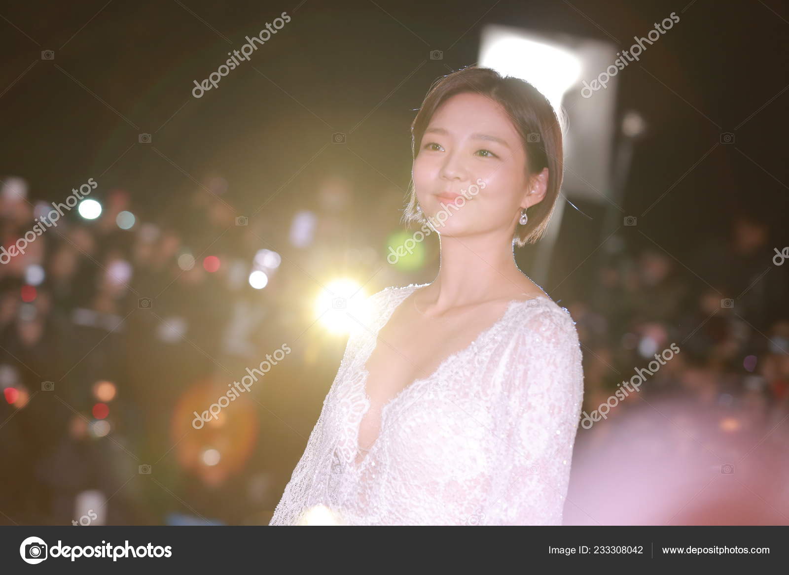 South Korean Actress Model Esom Arrives Red Carpet 39Th Blue – Stock 