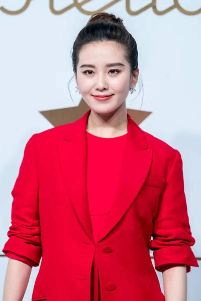 Die Chinesische Schauspielerin Liu Shishi Posiert Beim Omega Sternbild Event — Stockfoto