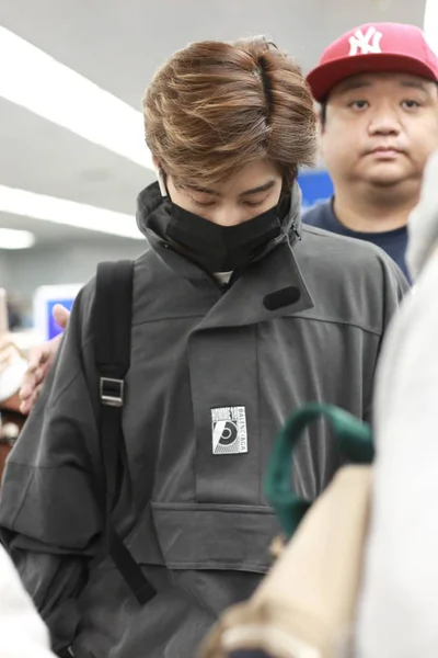 Mark Tuan Della Boy Band Sudcoreana Got7 Arriva All Aeroporto — Foto Stock