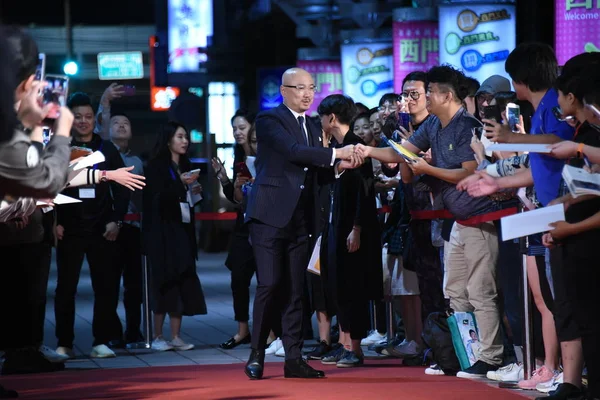 Aktor Tiongkok Zheng Tiba Karpet Merah Untuk Mendukung Filmnya Dying — Stok Foto