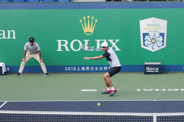 Taro Daniel Japonya Bir Atış Bradley Klahn Erkekler Ilk Tur — Stok fotoğraf