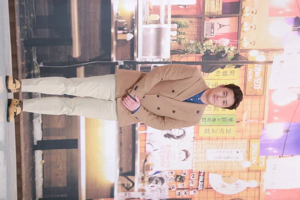 Колишній Корейський Футболіст Хван Взяла Участь Прес Конференції Вар Єте — стокове фото