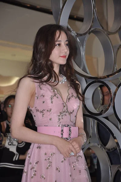 Chinese Uigur Actress Dilraba Dilmurat Attends Opening Ceremony Mikimoto Premium — Stock Photo, Image