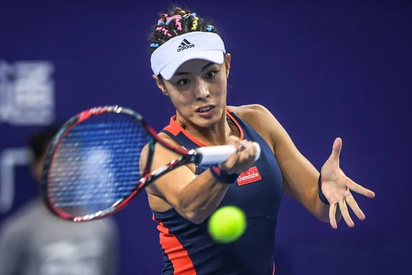 Wang Qiang Della Cina Torna Colpo Madison Keys Degli Stati — Foto Stock