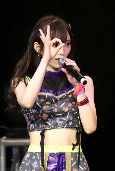 Sayaka Yamamoto Groupe Idols Japonaises Nmb48 Exprime Lors Leur Concert — Photo