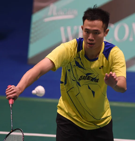 Chia Hung Chinese Taipei Devuelve Una Oportunidad Zhao Junpeng China —  Fotos de Stock