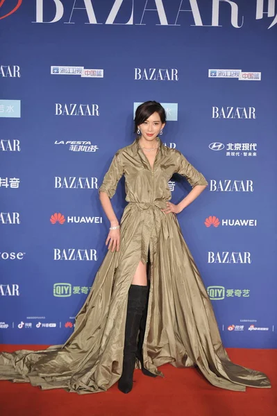 Mannequin Actrice Taïwanaise Lin Chi Ling Arrive Sur Tapis Rouge — Photo