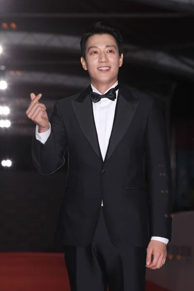 South Korean Actor Kim Rae Won Poses Arrives Red Carpet — Stock Photo, Image