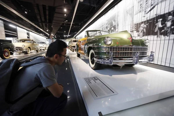 Chrysler Vintage Bil Visas Shanghai Auto Museum Shanghai Kina Juni — Stockfoto