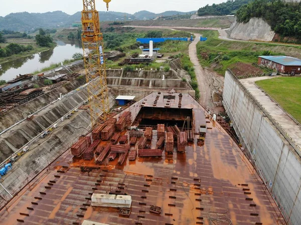 Full Scale Replica Titanic Passenger Liner Construction Daying County Suining — Stock Photo, Image