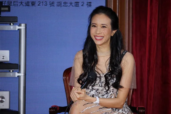 Cantante Actriz Hong Kong Karen Mok Asiste Evento Promocional Para —  Fotos de Stock