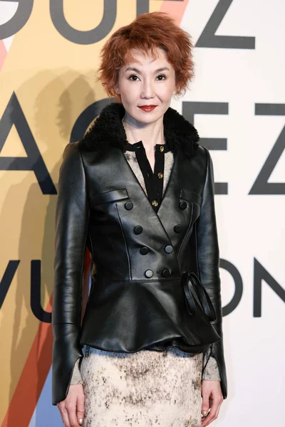 Hong Kong Actress Maggie Cheung Man Yuk Arrives Louis Vuitton — 스톡 사진