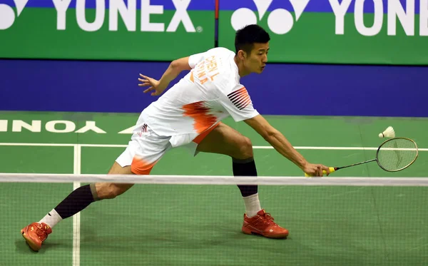 Chen Long China Devuelve Una Oportunidad Liew Daren Malasia Primer —  Fotos de Stock