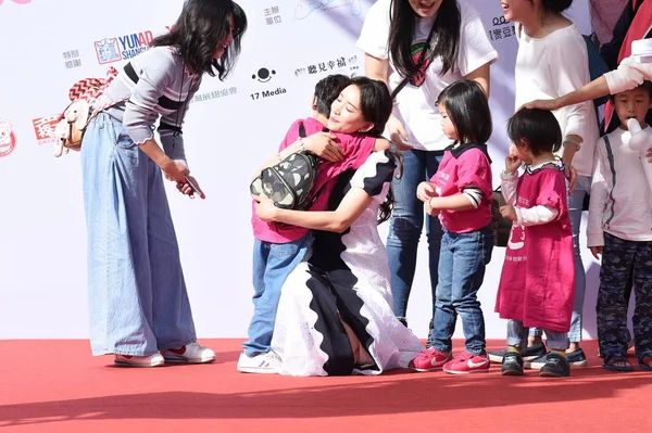 Mannequin Actrice Taïwanaise Lin Chi Ling Assiste Une Réunion Fans — Photo