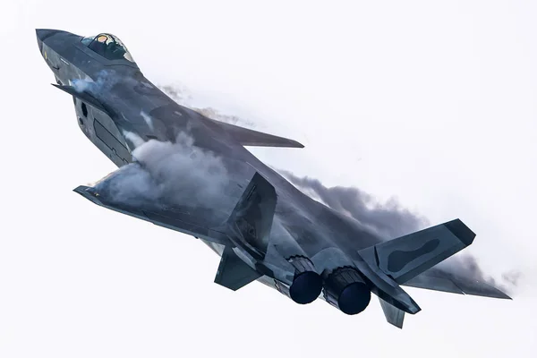 Stealth Fighter Jet Chinese People Liberation Army Pla Air Force — 图库照片