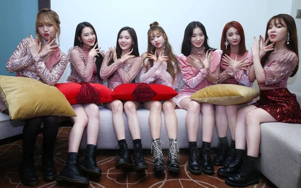 Taiwan Out Mitglieder Der Südkoreanischen Girlgroup Girl Treten Während Einer — Stockfoto