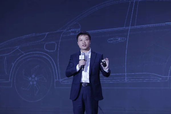 Xiaopeng Fundador Presidente Xiaopeng Motors Xpeng Una Startup Inteligente Vehículos — Foto de Stock