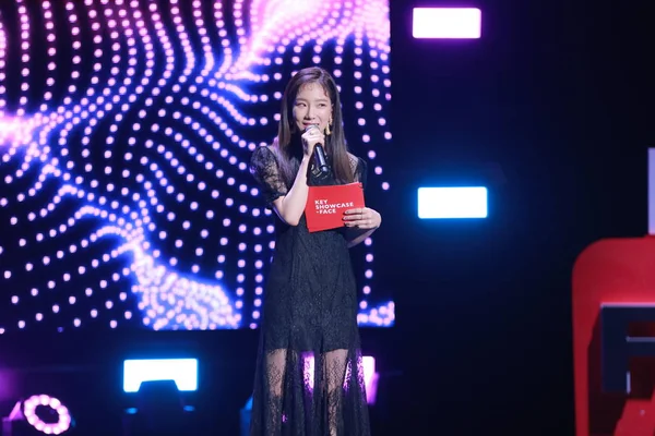 Chanteuse Sud Coréenne Kim Tae Yeon Communément Connue Sous Nom — Photo