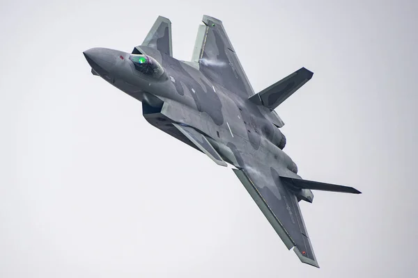 Stealth Fighter Jet Chinese People Liberation Army Pla Air Force — 图库照片