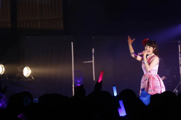 Japon Idol Kız Grupları Akb48 Kashiwagi Yuki Ilk Solo Konserini — Stok fotoğraf