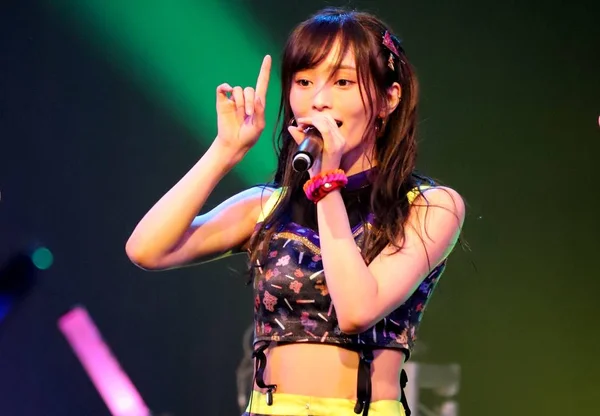 Sayaka Yamamoto Japonské Idol Skupiny Nmb48 Provádí Svém Koncertu Během — Stock fotografie
