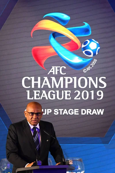 Vue Tirage Sort Phase Groupe Ligue Des Champions Asiatiques 2019 — Photo